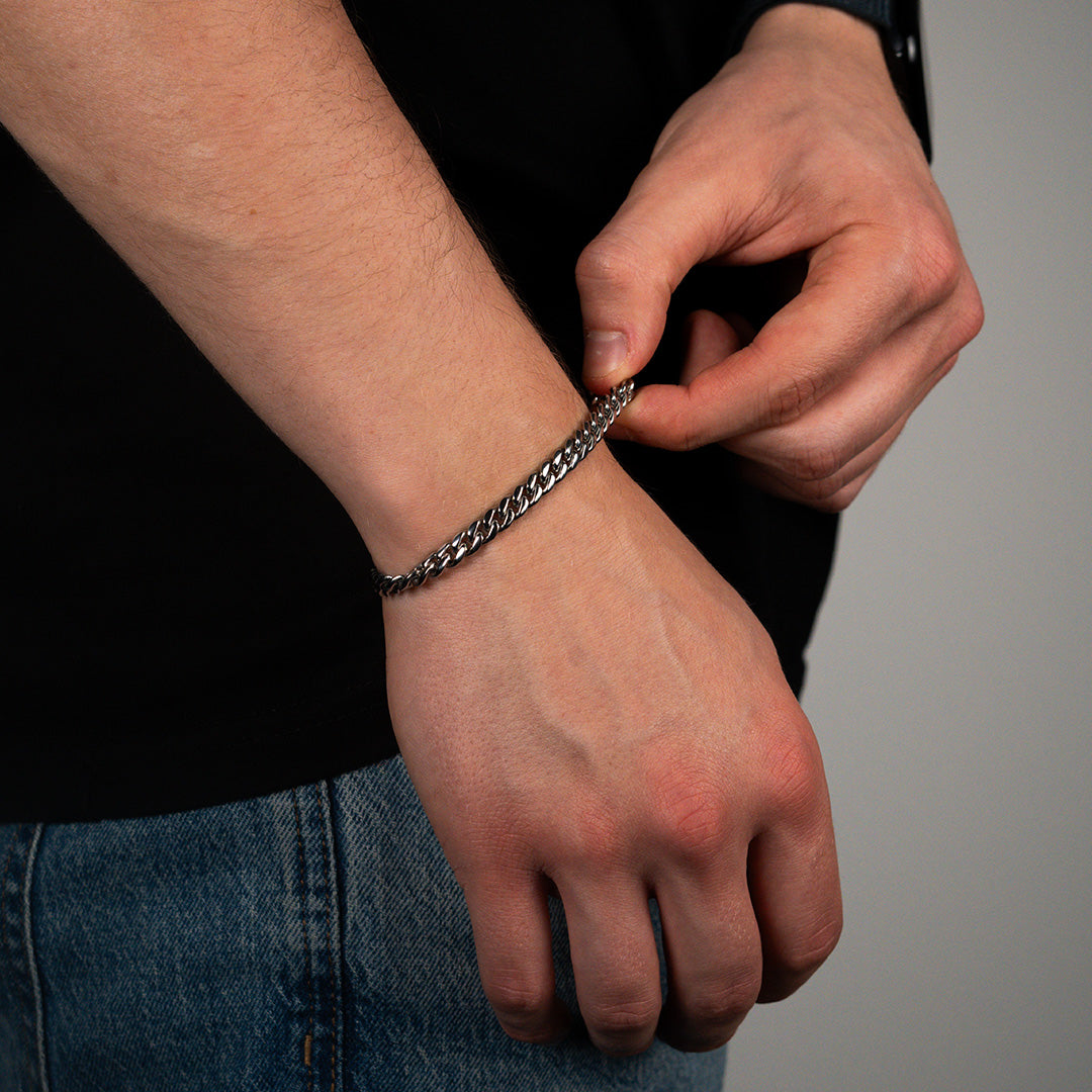 CUBAN ARMBAND (SILBER) 6MM