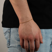 CABLE ARMBAND (GOLD) 2MM