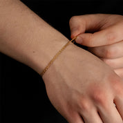 CABLE ARMBAND (GOLD) 2MM