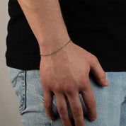 CABLE ARMBAND (SILBER) 2MM