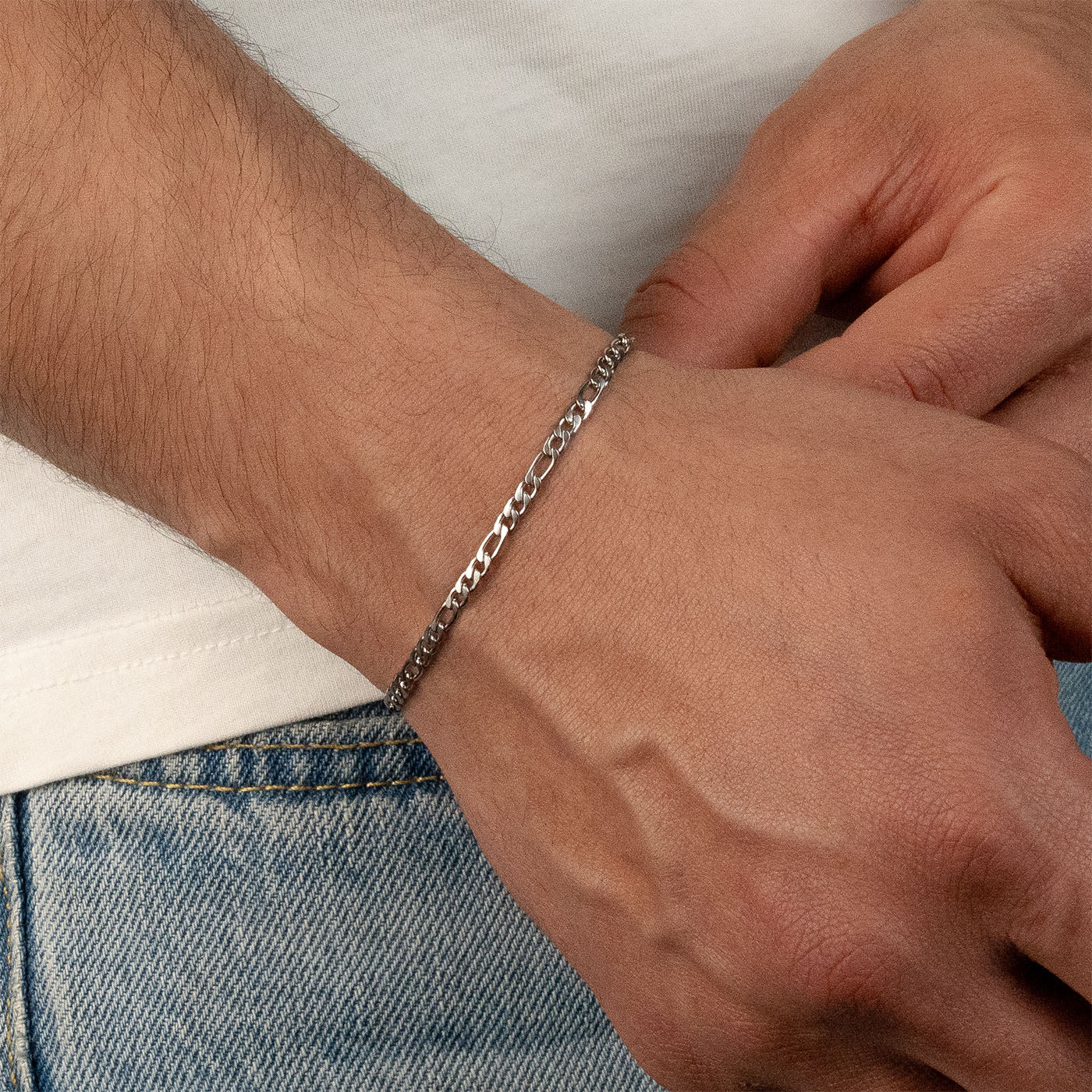 FIGARO ARMBAND (SILBER) 3MM