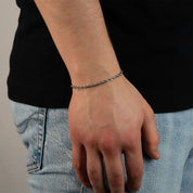ROPE ARMBAND (SILBER) 3MM