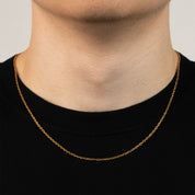 CABLE HALSKETTE (GOLD) 2MM
