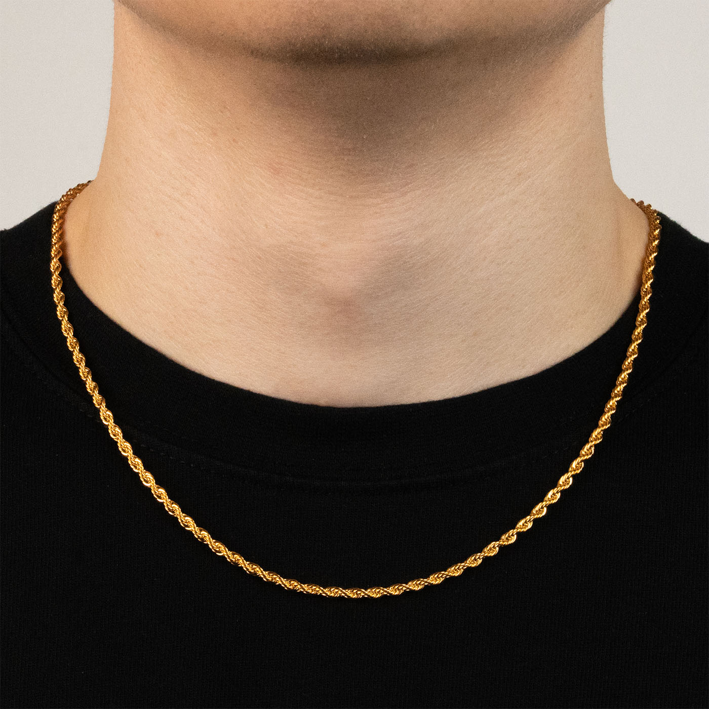 ROPE HALSKETTE (GOLD) 3MM