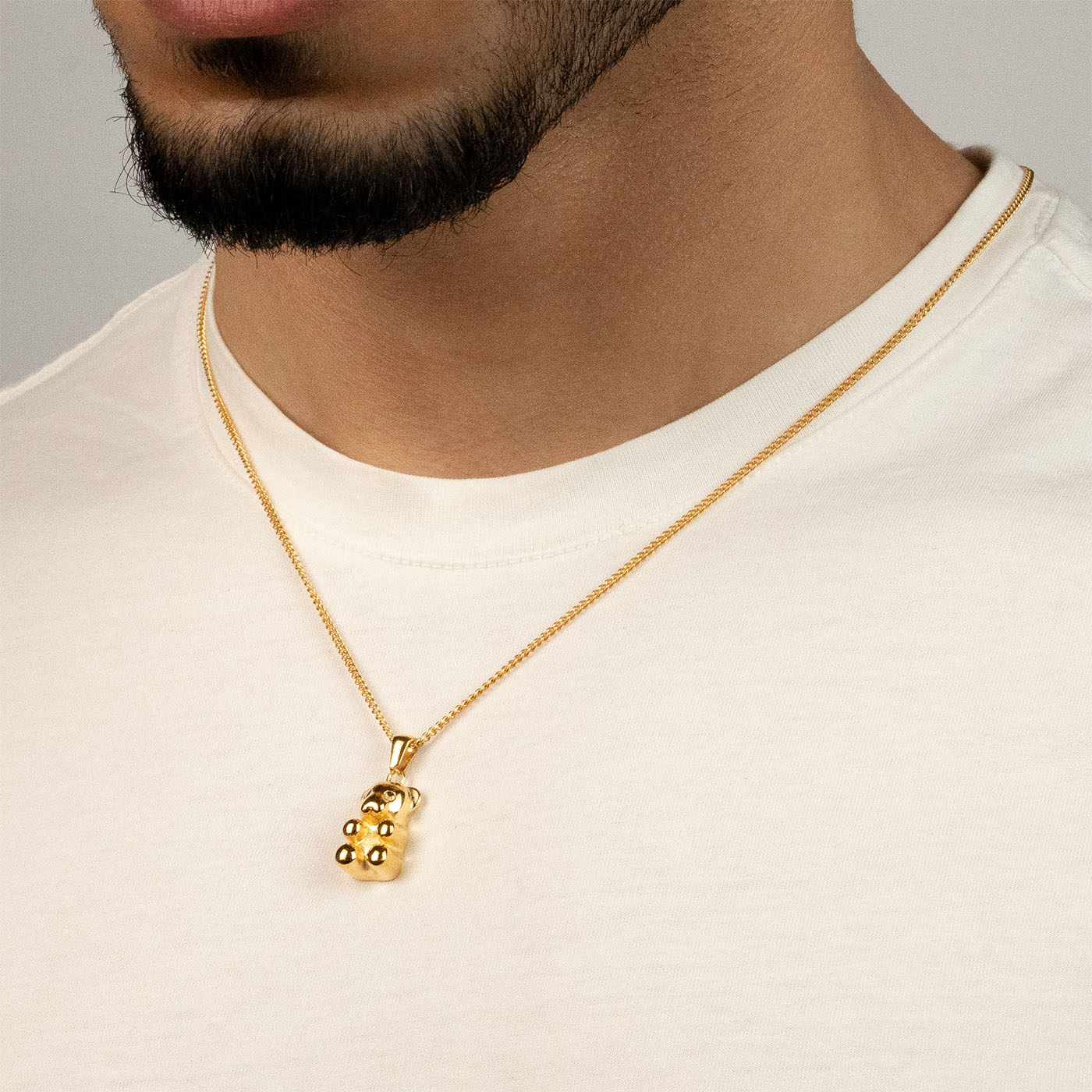 BÄR ANHÄNGERKETTE (GOLD) 2MM