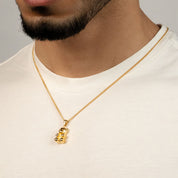 BÄR ANHÄNGERKETTE (GOLD) 2MM