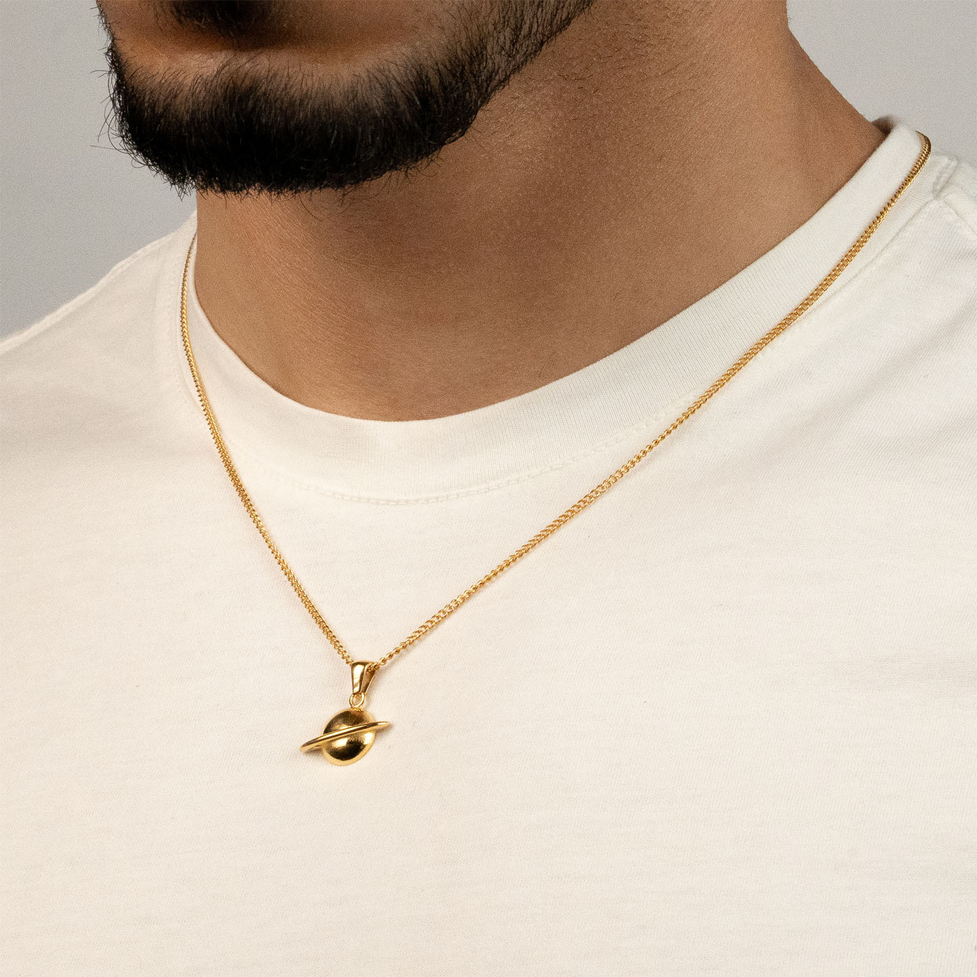 PLANET ANHÄNGERKETTE (GOLD) 2MM