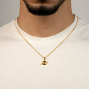 PLANET ANHÄNGERKETTE (GOLD) 2MM