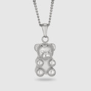 BÄR ANHÄNGERKETTE (SILBER) 2MM