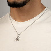 BÄR ANHÄNGERKETTE (SILBER) 2MM