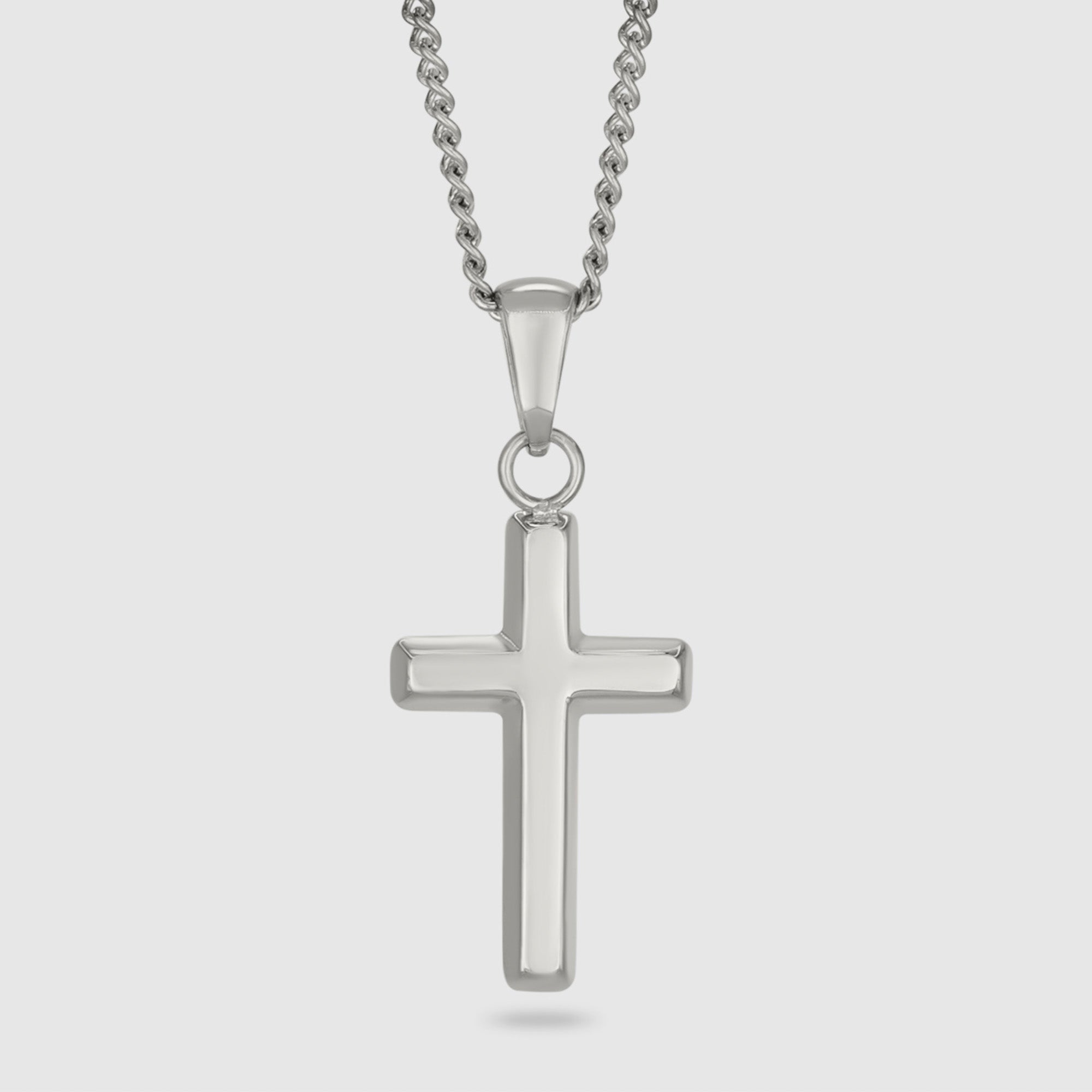 KREUZ ANHÄNGERKETTE (SILBER) 2MM