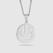 SMILEY ANHÄNGERKETTE (SILBER) 2MM