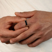RECTANGLE RING (SILBER)