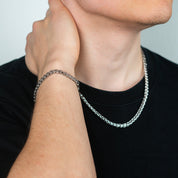 WHEAT ARMBAND (SILBER) 5MM