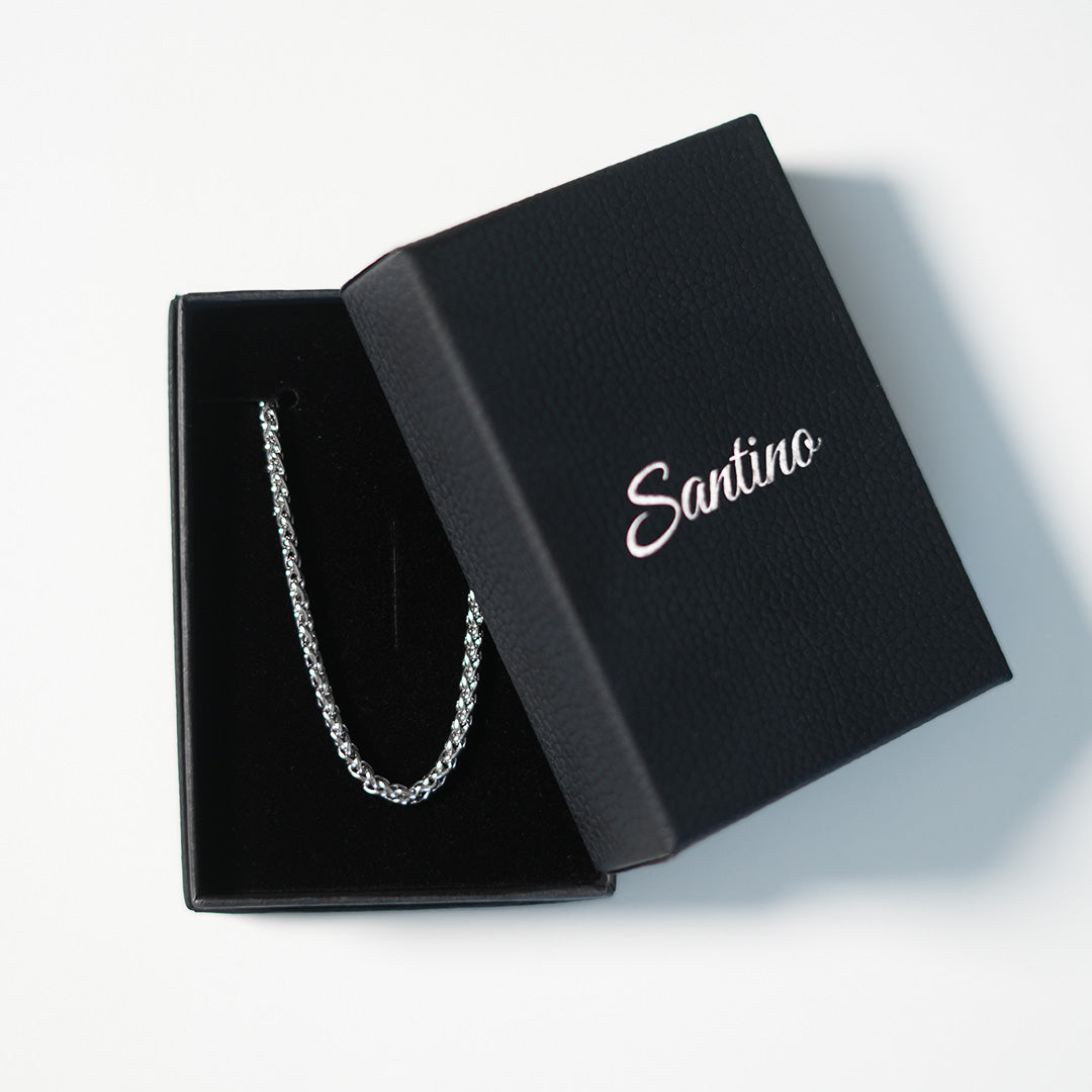 WHEAT HALSKETTE (SILBER) 3MM