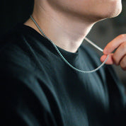 SILBER SET WHEAT 3MM HALSKETTE & ARMBAND