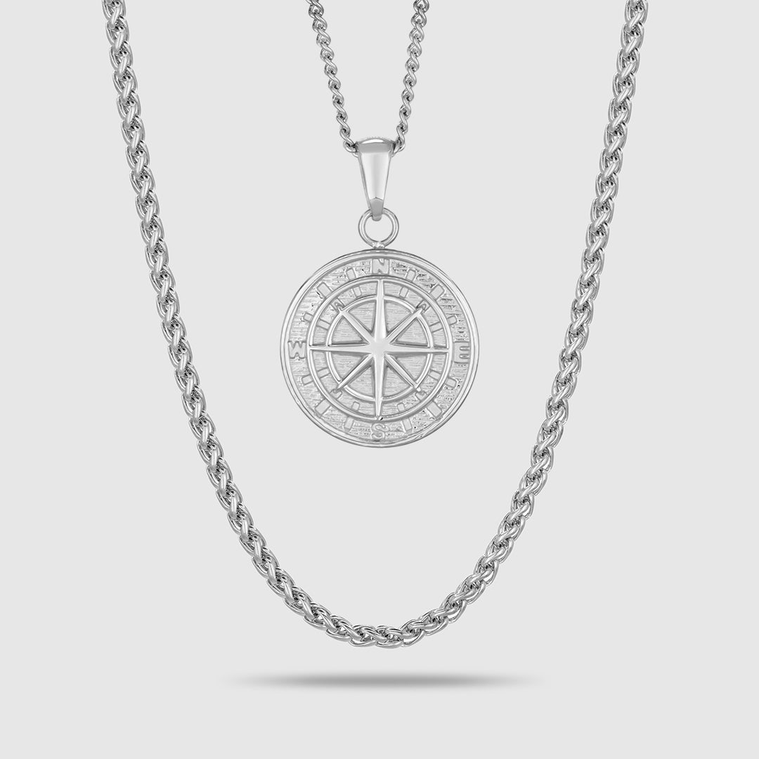 SILBER SET WHEAT 3MM X KOMPASS